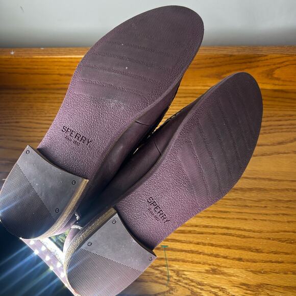 Sperry Women's Size 10 Seaport Penny Loafer Wine STS82359 - Picture 6 of 6